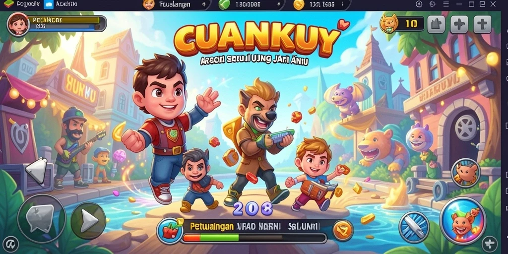 Screenshot CUANKUY menampilkan gameplay yang seru dan menantang.