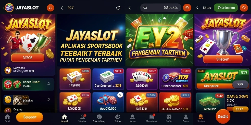 Tampilan utama JAYASLOT dengan pilihan taruhan olahraga yang menarik.