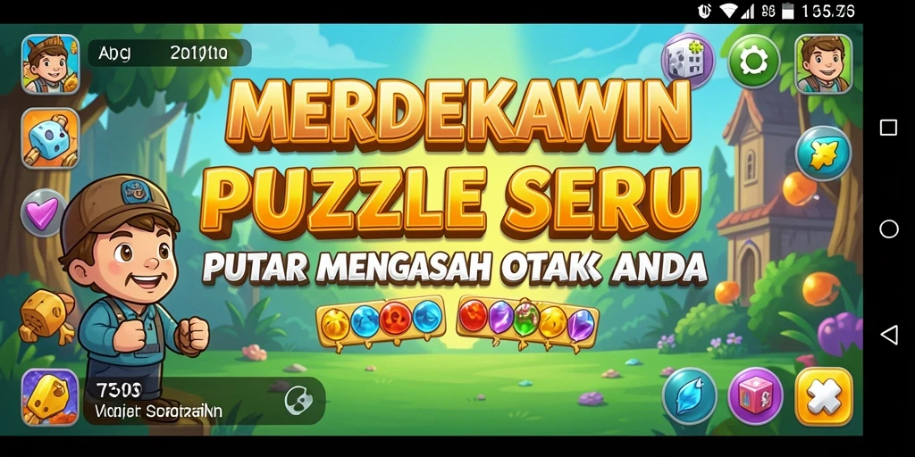 Tangkapan layar menunjukkan gameplay menantang dari MERDEKAWIN.