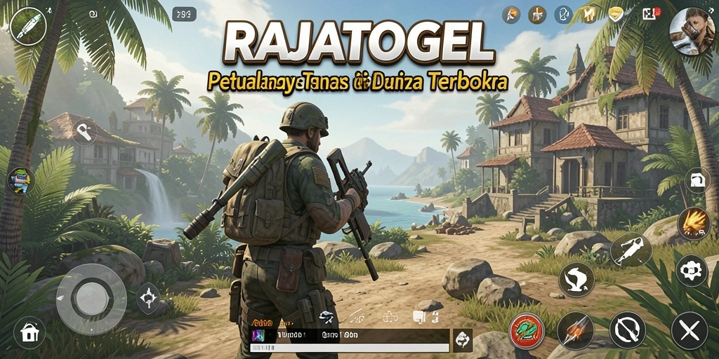 Tampilan gameplay seru dari RAJATOGEL di dunia terbuka.